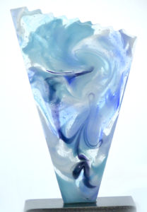 Windy - cast glass by Petra Kaiser